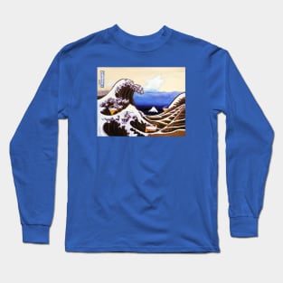 Great Beer Wave of Kanagawa Long Sleeve T-Shirt